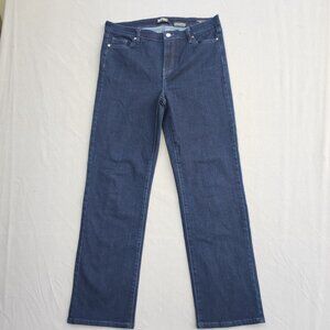 Buffalo Alyssa Jeans women's size 10 ink blue colour high rise straight stretch